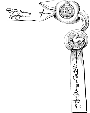 Marks and seals of the same (Shakespeare's parents). Published size 10.1cm wide by 13cm high