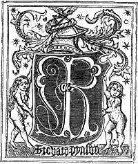 Figure 41. Mark of Richard Pynson. Published size in Bouchot, 5.15cm wide by 6.25cm wide.