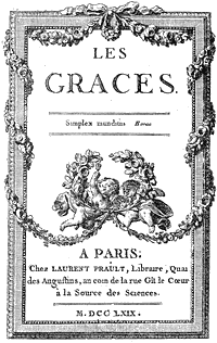 Figure 89. Title designed by Moreau le Jeune in 1769 for the publisher Prault. Published size in Bouchot, 8.7cm wide by 13.9cm high.